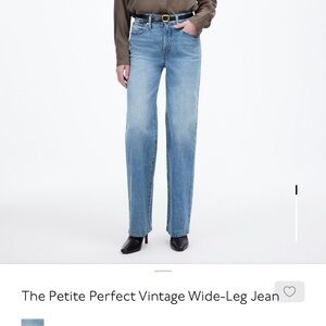 Madewell Perfect Vintage wide-leg jean n Emory Wash